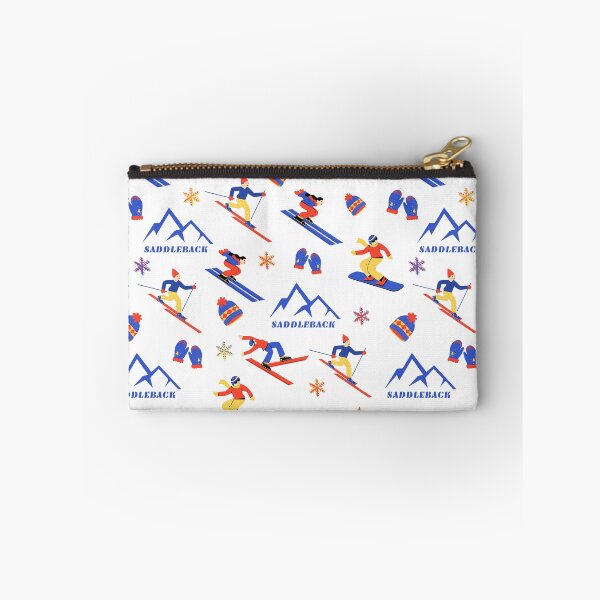 Item preview, Saddleback Mountain Maine Ski Snowboard seamless pattern designed and sold by Vintage-TM.