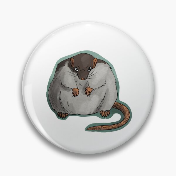 Item preview, Round rat designed and sold by RootSpellStudio.
