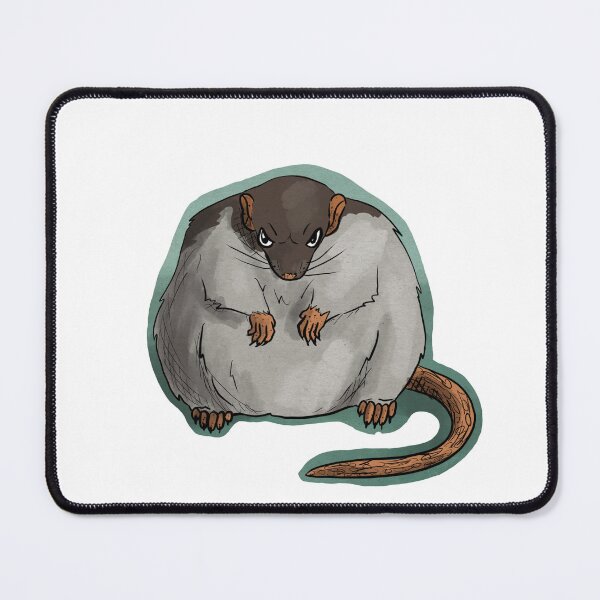 Item preview, Round rat designed and sold by RootSpellStudio.