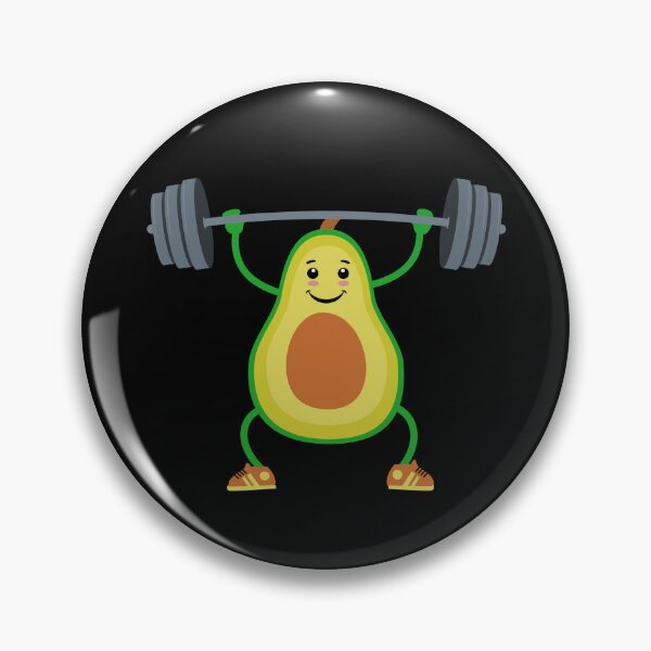 Item preview, Avocado Powerlifting Weightlifting Gift Gym Food Lover Vegan designed and sold by EmiAndMike.