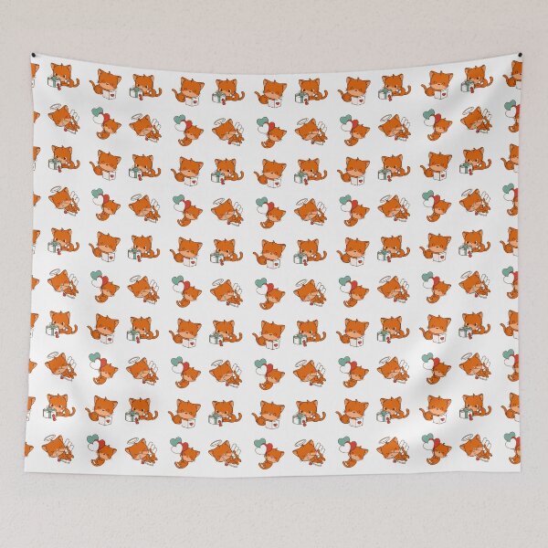 Item preview, orange kitten in love designed and sold by huape.
