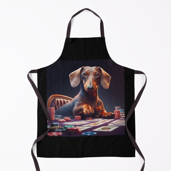 Item preview, Dachshund Dog Playing Poker #2 designed and sold by GastArtVolution.