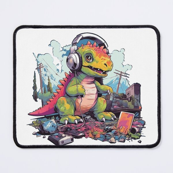Item preview, Neon Dino Melodies designed and sold by TAGARTE.