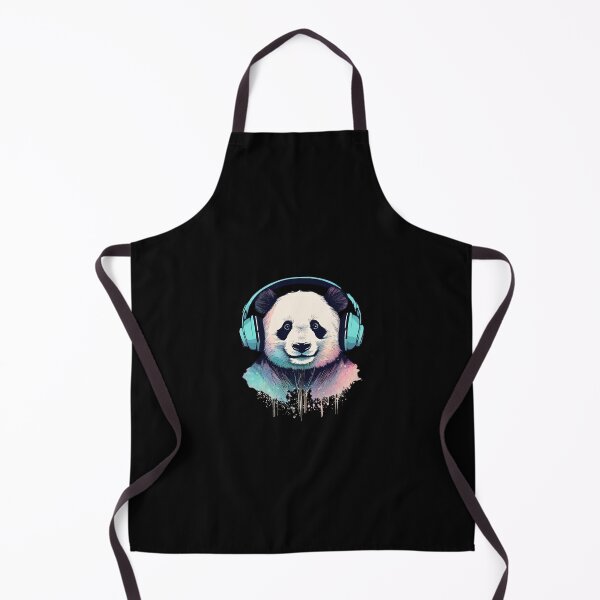 Item preview, Panda wearing headphone designed and sold by INSOMNIAC101.