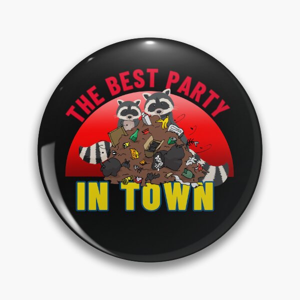 Item preview, The Best Party in Town - Raccoon Party designed and sold by Aquillashop.
