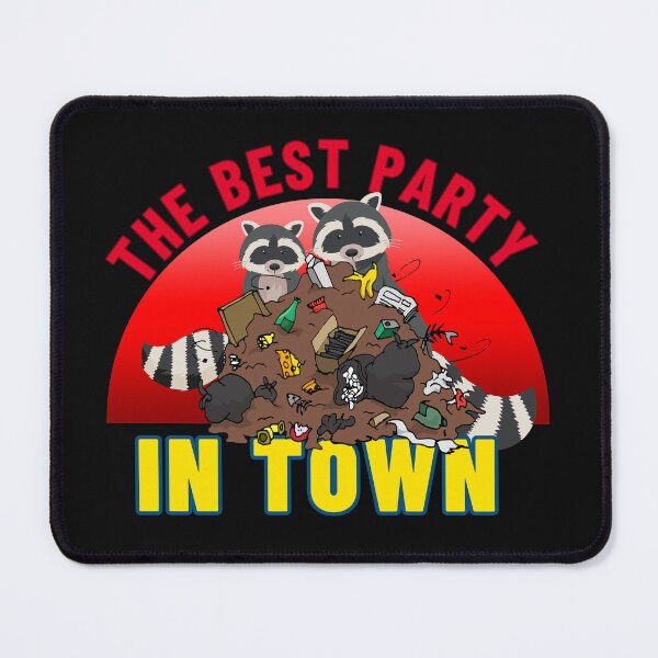 Item preview, The Best Party in Town - Raccoon Party designed and sold by Aquillashop.