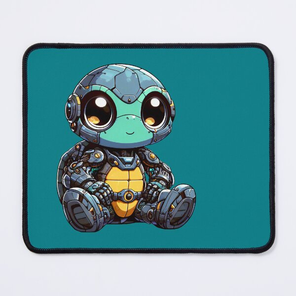 Item preview, Cute Cyberpunk Robot Turtle! designed and sold by kukamatsu.