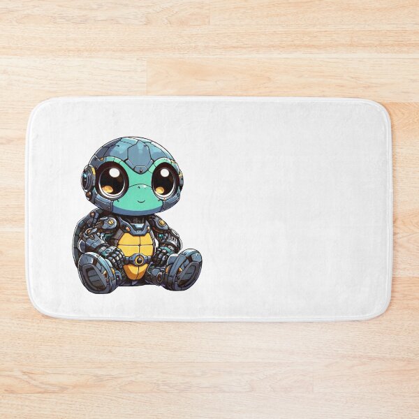 Item preview, Cute Cyberpunk Robot Turtle! designed and sold by kukamatsu.