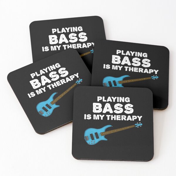 Artikelvorschau, Bassspielen ist meine Therapie, Bassist (lustig) entworfen und verkauft von doodlerob.