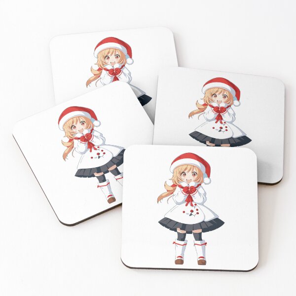 Item preview, Enchanted by Winter's Magic: Cute Anime Girl Excitement in the Snowy Christmas Air designed and sold by InkInspiratons.
