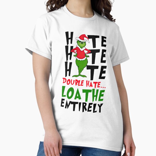 Item preview, Hate Hate Hate Double Hate, The Grinch Merry Grinchmas Sign designed and sold by adoesart22.