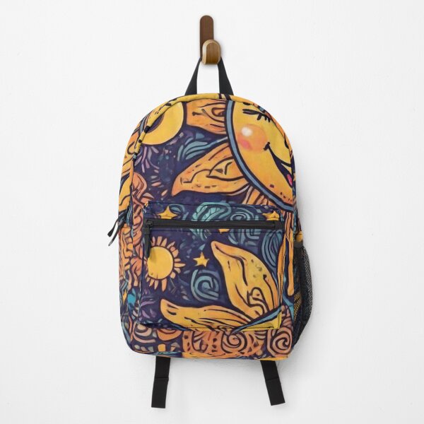 Item preview, Hand Draw Art | Cute Sun And Crescent Moon designed and sold by Hagar Rabee.