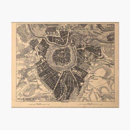 Item preview, Vintage Map of Vienna Austria (1907) designed and sold by BravuraMedia.
