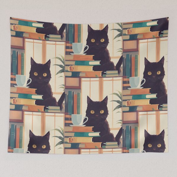 Item preview, coffee and my cat black designed and sold by Catophile.