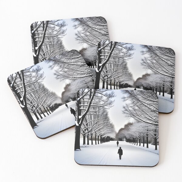 Item preview, Snowy walk in the park designed and sold by BerylBez.
