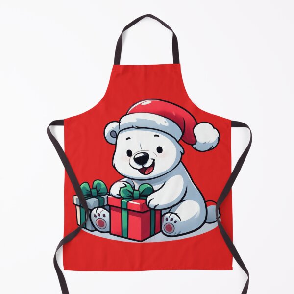 Item preview, christmas polar bear designed and sold by Animalia-.