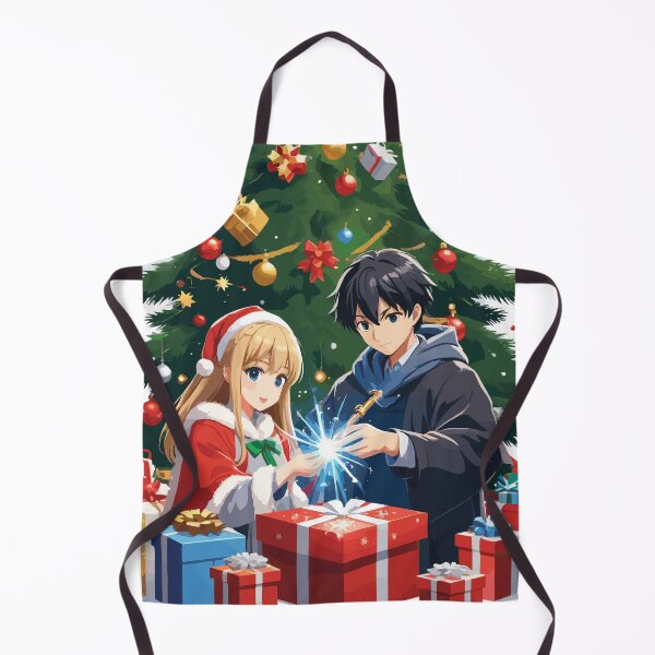 Item preview, Season of Love: Anime Couple Spreads Christmas Joy with Every Gift Unwrapped designed and sold by InkInspiratons.