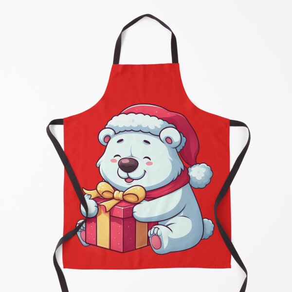 Item preview, cute christmas polar bear designed and sold by Animalia-.
