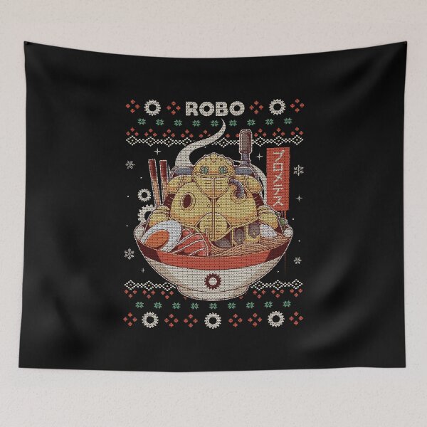 Item preview, Robo Ramen Christmas designed and sold by AlundrART.