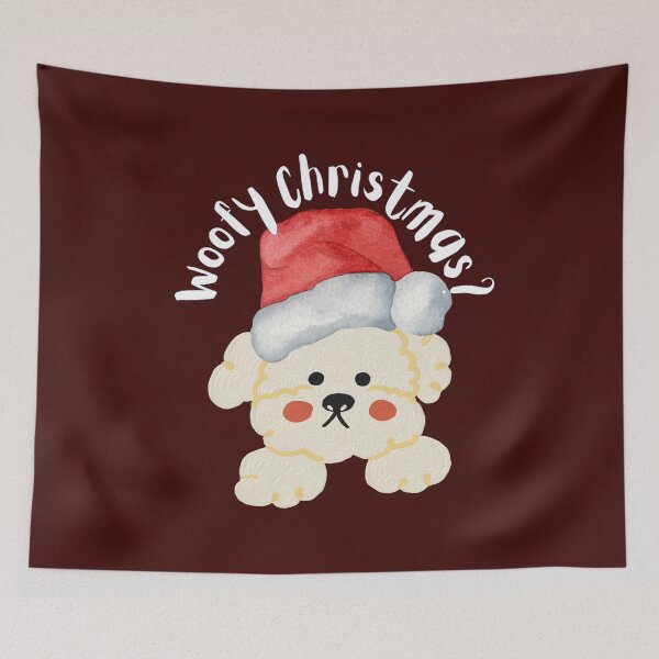 Item preview, Woofy Navidad designed and sold by RandomArtsie.