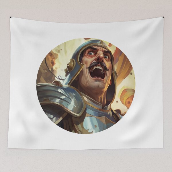 Item preview, Yelling knight designed and sold by MendaciousMina.