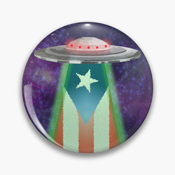 Item preview, Puerto Rico Flag UFO designed and sold by TribuGalactica.