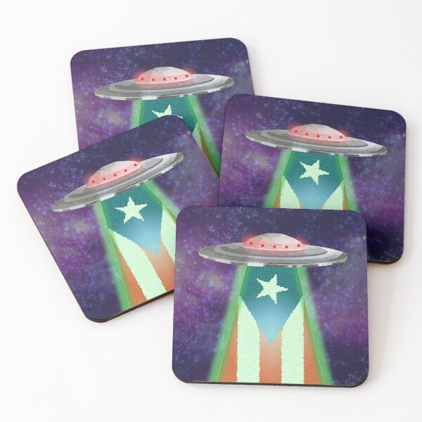 Item preview, Puerto Rico Flag UFO designed and sold by TribuGalactica.