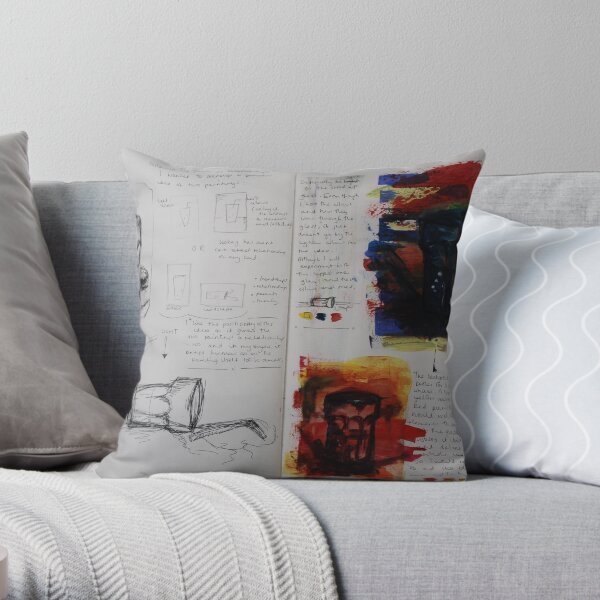 Sketchbook 2 Throw Pillow