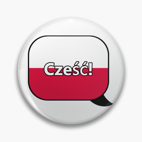 Item preview, "Hello!" Polish Speech Bubble designed and sold by Eusong.