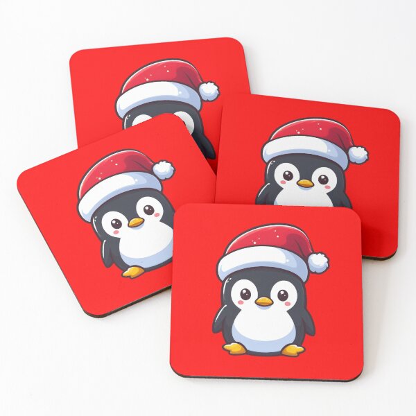 Item preview, cute christmas penguin designed and sold by Animalia-.