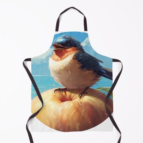 Item preview, Swallow sitting on a coconut designed and sold by MendaciousMina.