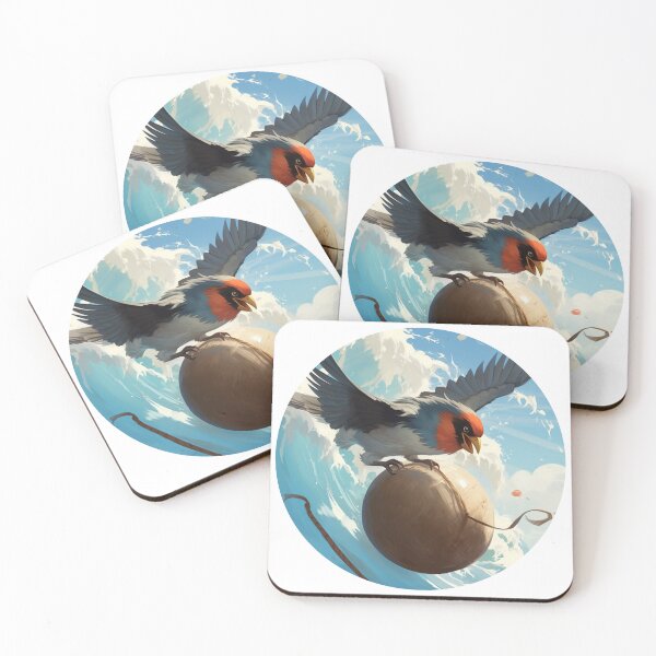 Item preview, Swallow carrying a coconut designed and sold by MendaciousMina.