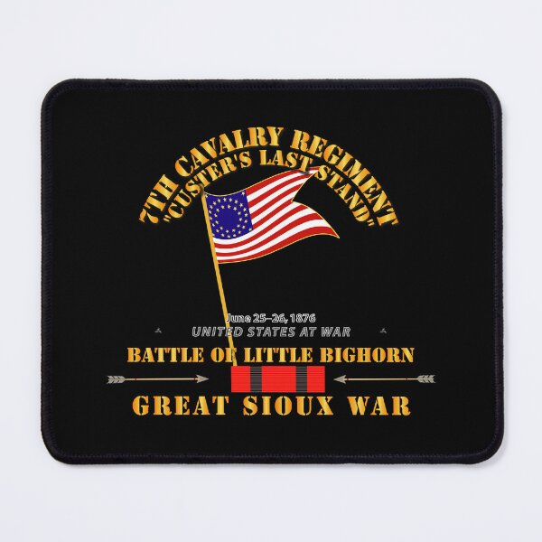 Item preview, Army - Battle Little Bighorn - 7th Cav - Indian Wars w Guidon designed and sold by Military Insignia Products.