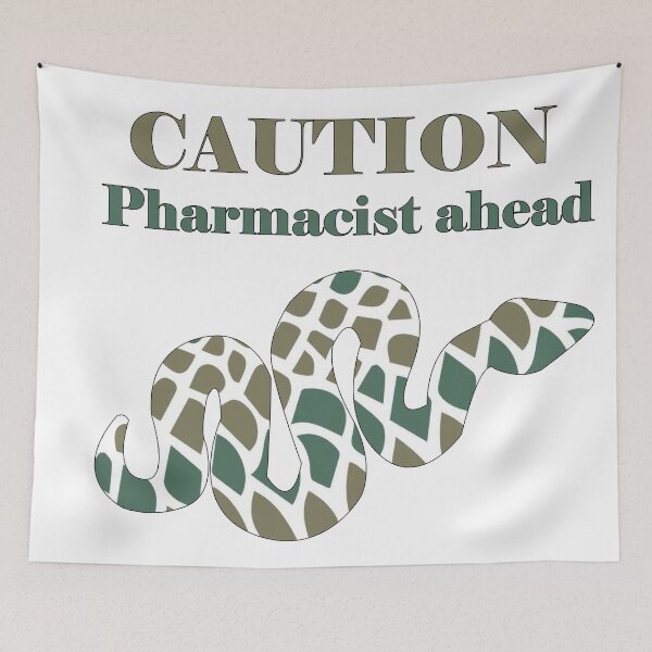 Item preview, Snake sticker Pharmacist meme designed and sold by Safa  Reda.