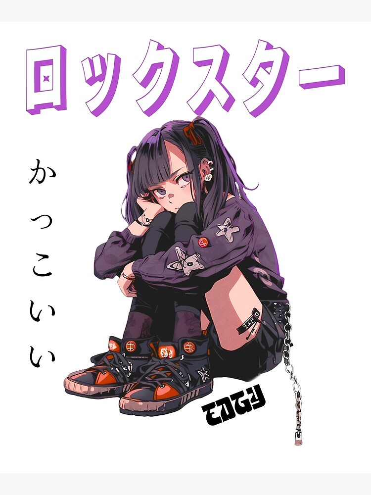 Rockstar Edgy Anime Girl