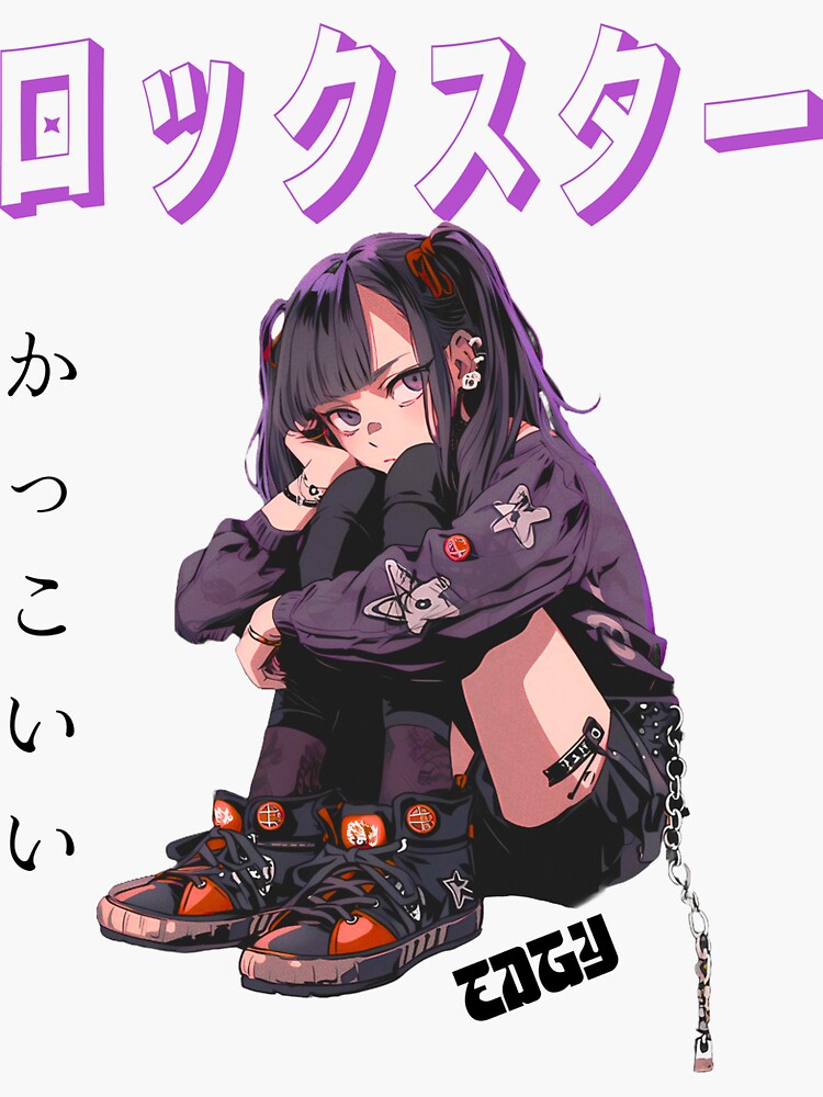 Anime Girl Rockstar Fantasy Band Anime Manga - Girl Who Loves Anime -  Posters and Art Prints | TeePublic