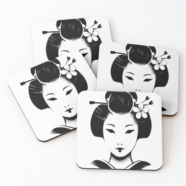 Item preview, Geisha front view designed and sold by KumaPrintART.