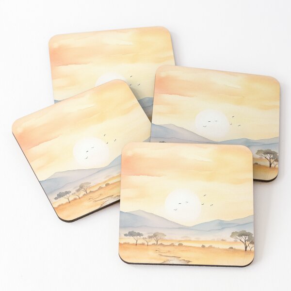 Item preview, Safari Sunset Serenity: Wings of the Wild designed and sold by LittleLuvies.