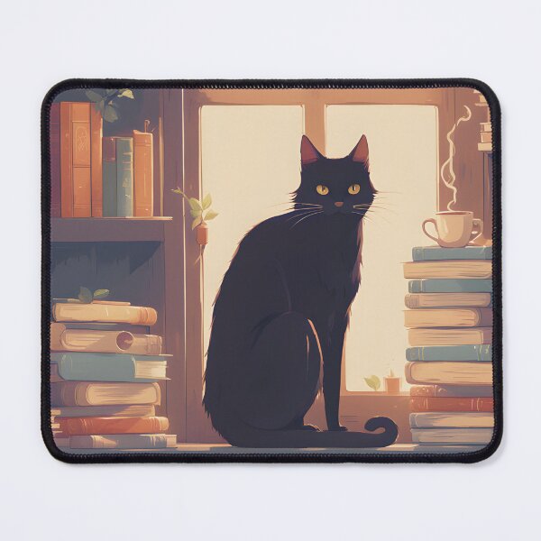 Item preview, cats and coffee designed and sold by Catophile.