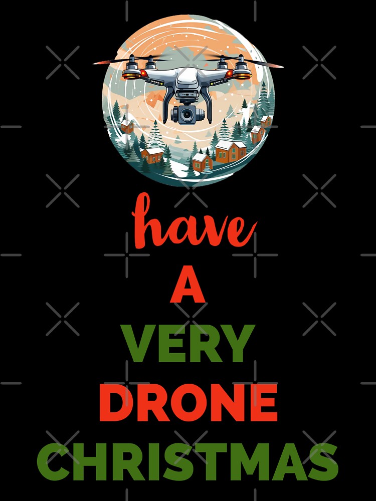 Thumbnail 7 of 7, Oversized T-Shirt, Have a Very Drone Christmas designed and sold by Teesamust.