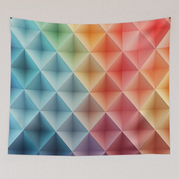 Item preview, Prism Pattern, Colorful 3D designed and sold by purelypatterns.