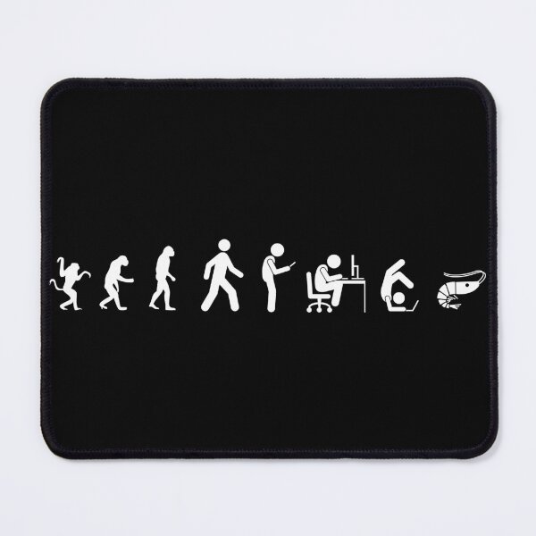 Item preview, Evolution of Man and Shrimp - Evolution Meme designed and sold by PunInkorporated.