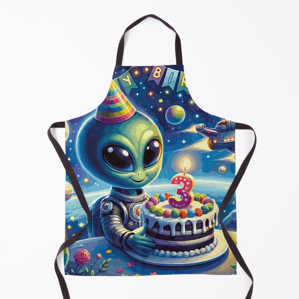 Item preview, Happy 3rd Birthday - Galactic Space Adventure designed and sold by Jurady.
