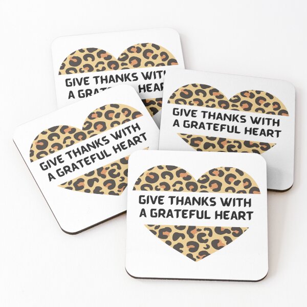 Item preview, GIVE THANKS WITH A GRATEFUL HEART designed and sold by ZArtful-Attire.