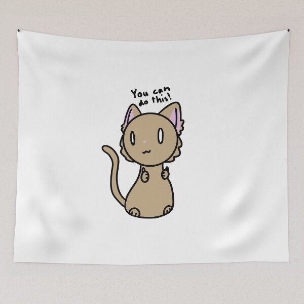 Item preview, encouragement cat designed and sold by That1weebfurry.