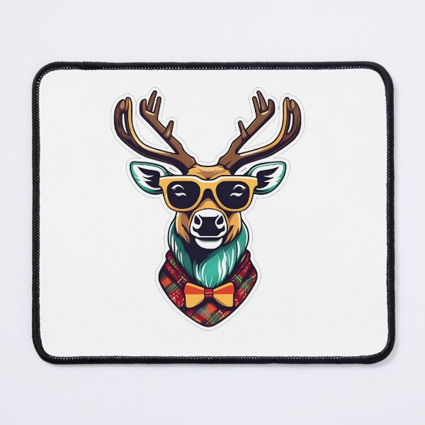Item preview, Cool Reindeer with Sunglasses Christmas Holiday Design designed and sold by simaso.