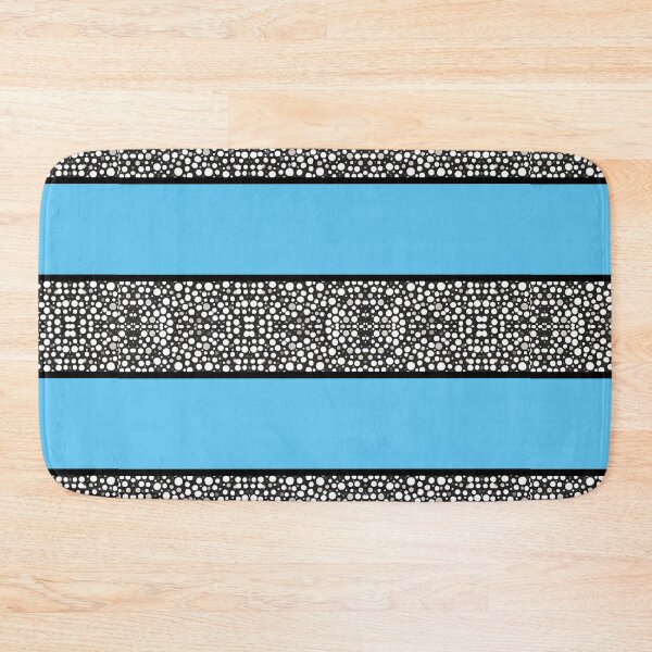 Item preview, Raindrops I Sky Blue Big Stripes Horizontal designed and sold by CushyNest.