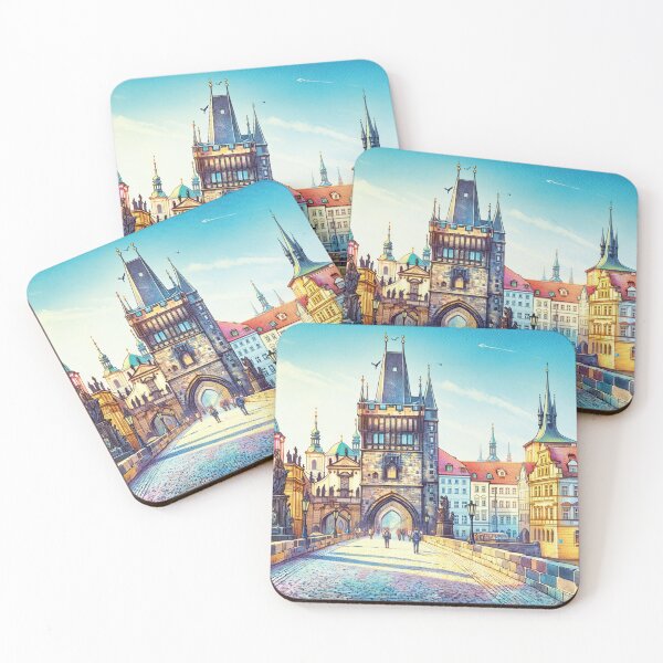 Item preview, Sunny Day at Charles Bridge, Prague designed and sold by Era-of-Traveler.