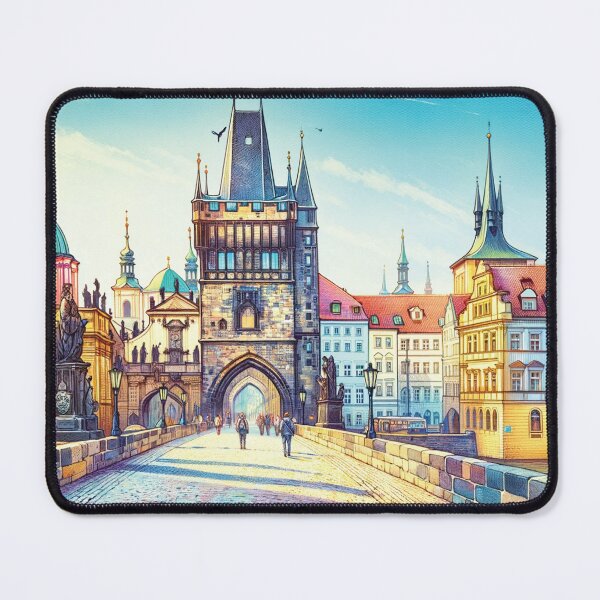 Item preview, Sunny Day at Charles Bridge, Prague designed and sold by Era-of-Traveler.
