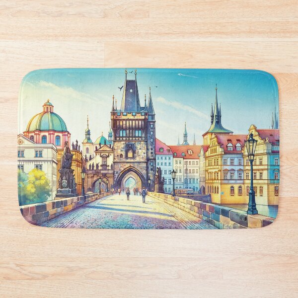 Item preview, Sunny Day at Charles Bridge, Prague designed and sold by Era-of-Traveler.